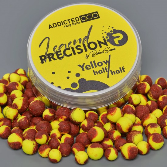Addicted Precision Legend Yellow Half Half 8-10 mm – Рак и Малина за Шаран и Фидер Риболов