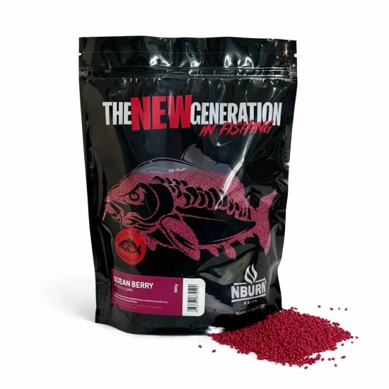 Пелети Nburn Ocean Berry Pellets 2-2,5 mm – Морски дарове и Горски плодове