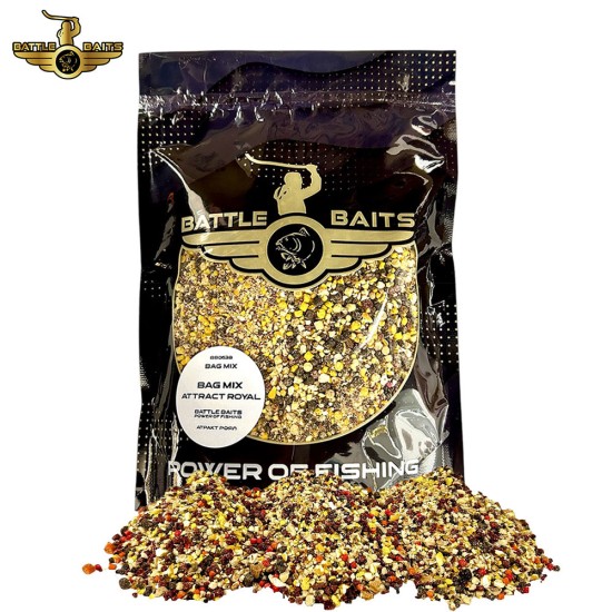 Микс за PVA торбички BATTLE BAITS Bag Mix Attract Royal