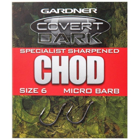 Ръчно заточени куки Gardner Dark Chod Hooks