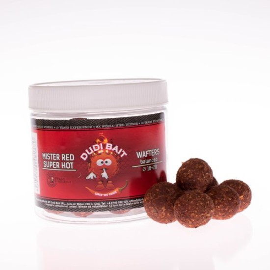 Hookbaits Mister Red "Super Hot" Wafters